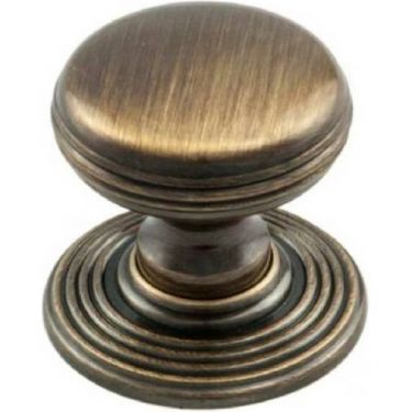 Click Here To Enlarge This Photo Of DK49BFB - Carlisle Brass Delamain Ringed Knob 28mm Florentine Bronze