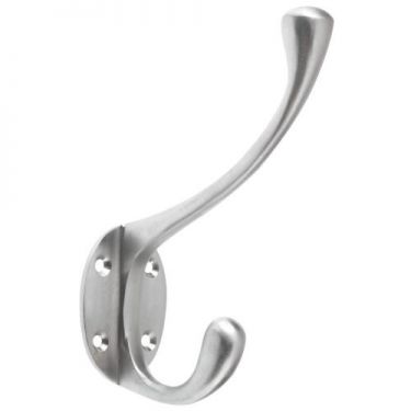 Click Here To Enlarge This Photo Of AQ25SC - Carlisle Brass Heavy Architectural Quality Hat & Coat Hook Satin Chrome