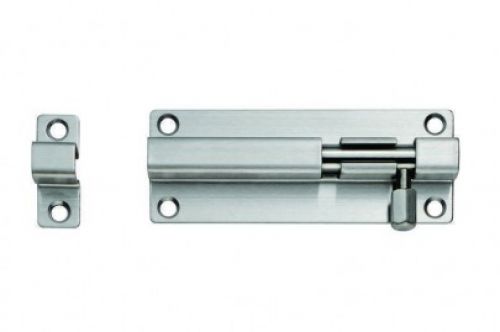 Click Here To Enlarge This Photo Of BBT1200SSS - Carlisle Brass Eurospec 200 x 38mm Straight Barrel Bolt Satin Stainless Steel