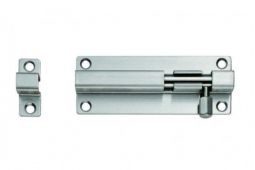 BBT1200SSS - Carlisle Brass Eurospec 200 x 38mm Straight Barrel Bolt Satin Stainless Steel