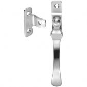 V1005SC - Carlisle Brass Victorian Casement Fastener (Wedge Pattern) Satin Chrome