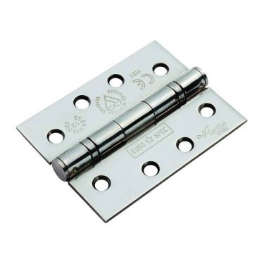 Click Here To Enlarge This Photo Of HIN14325/13BSS - Carlisle Brass Eurospec 102mm x 76mm x 2.5mm Grade 13 Ball Bearing Hinges Polished Stainless Steel