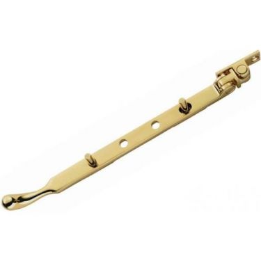 Click Here To Enlarge This Photo Of WF12C - Carlisle Brass Bulb End Casement Stay 200mm Polished Brass