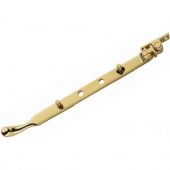 WF12C - Carlisle Brass Bulb End Casement Stay 200mm Polished Brass
