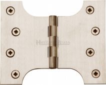HG99-390-SN Heritage Brass Parliament Hinge Brass 4" x 3" x 5" Satin Nickel Finish