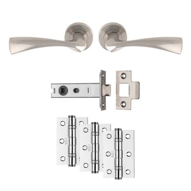 Click Here To Enlarge This Photo Of UDP007SN/INTB - Carlisle Brass 'Sintra' Ultimate Door Pack - Satin Nickel