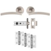 UDP009SN/INTB - Carlisle Brass 'Tavira' Ultimate Door Pack - Satin Nickel