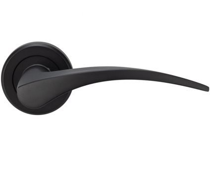 Click Here To Enlarge This Photo Of ZIN3112MB - Carlisle Brass Serozzetta 'Olivier' Lever on Rose Matt Black