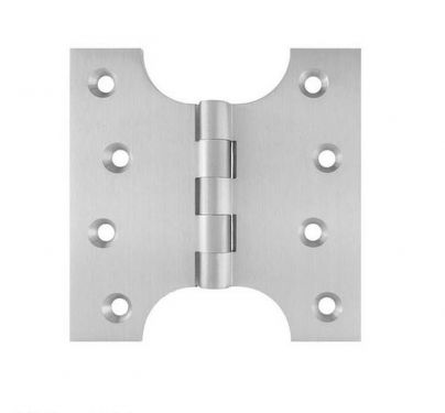 Click Here To Enlarge This Photo Of HIN3424SC - Carlisle Brass Eurospec Parliament Hinges 102mm x 50mm x 102mm Satin Chrome