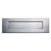 M36SSC - Carlisle Brass Victorian Letter Plate (Satin Chrome) Size: 255x80mm - c/c: 219mm - Aperture: 184x40mm