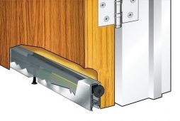 ES1204 - Carlisle Brass Eurospec Aluminium Mortice Drop Down Seal 730mm (37dB Rw)