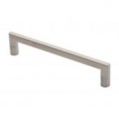 SWP1134/450SSS - Carlisle Brass Eurospec Designer Carlton Pull Handle Bolt Fix (450mm c/c) - G304 Satin Stainless Steel