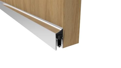 Click Here To Enlarge This Photo Of ES1235 - Carlisle Brass Eurospec Aluminium Surface Mounted Drop Down Seal 1030mm (37dB Rw)