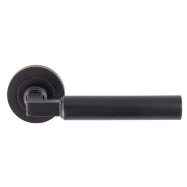 Click Here To Enlarge This Photo Of EUL040MB - Carlisle Brass 'Amiata' Lever on Rose Matt Black