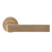 EUL010AB - Carlisle Brass 'Sasso' Lever on Rose Antique Brass