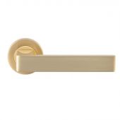 EUL010SB - Carlisle Brass 'Sasso' Lever on Rose Satin Brass