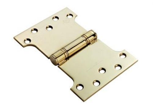 Click Here To Enlarge This Photo Of H2N1446PVD - Carlisle Brass Eurospec 102mm x 152 x 3.5mm Parliament Hinges c/w Screws PVD Stainless Brass