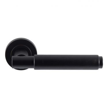 Click Here To Enlarge This Photo Of EUL050MB - Carlisle Brass 'Varese' Lever on Rose Matt Black