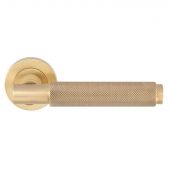 EUL050SB - Carlisle Brass 'Varese' Lever on Rose Satin Brass