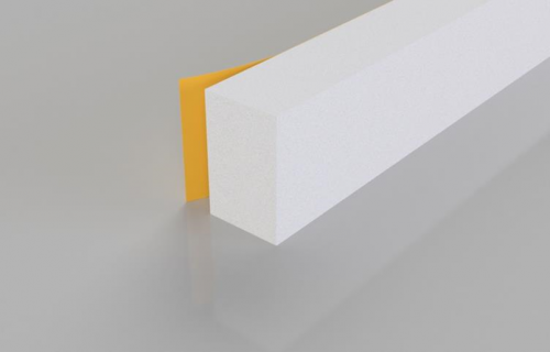 Click Here To Enlarge This Photo Of Stormguard Rubber Foam Weatherstrip 3.5m White (05SR0363.5MW)