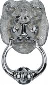 K1210-PC Heritage Brass Lion Knocker Polished Chrome Finish