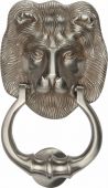 K1210-SN Heritage Brass Lion Knocker Satin Nickel Finish