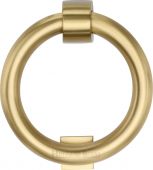 K1270-SB Heritage Brass Ring Knocker Satin Brass Finish