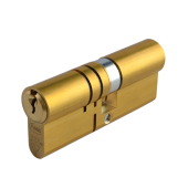 AS10361 - ASEC Kite Elite 3 Star Snap Resistant Double Euro Cylinder - 95mm 40/55 (35/10/50) KD Satin Brass