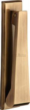 Click Here To Enlarge This Photo Of K1310-AT Heritage Brass Door Knocker Antique Brass Finish