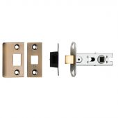BTL25AB - Carlisle Brass Eurospec 64mm CE Tubular Mortice Latch (Square) Antique Brass