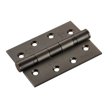 Click Here To Enlarge This Photo Of HIN1433P/13MBRZ - Carlisle Brass Eurospec 102mm x 76mm x 3mm CE Fire Rated Grade 13 Ball Bearing Hinges Matt Bronze