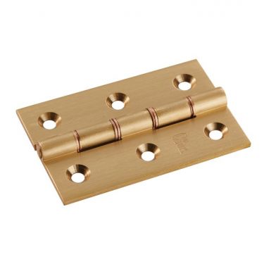 Click Here To Enlarge This Photo Of HDPBW21SB - Carlisle Brass Double Phosphor Bronze Washered Butt Hinges 76mm x 50mm x 2.5mm Satin Brass
