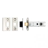 BTL30NP - Carlisle Brass Eurospec 76mm CE Tubular Mortice Latch (Square) Polished Nickel