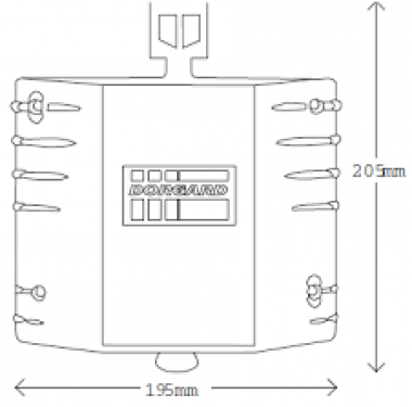 Click Here To Enlarge This Photo Of FIRECO Dorgard DG2000 Door Hold Open Device - White
