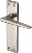 KEN6810-SN Heritage Brass Door Handle Lever Latch Kendal Design Satin Nickel Finish