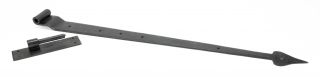 45595 From The Anvil External Beeswax 35" Hook & Band T Hinge  - Cranked