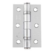 Eclipse 14102 Grade 7 Polished Chrome (Mild Steel) Ball Bearing Hinges 76 x 51 x 2mm