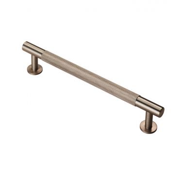 Click Here To Enlarge This Photo Of FTD700CSN - Carlisle Brass Fingertip Design Knurled Pull Handle 190mm (160mm c/c) Satin Nickel
