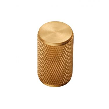 Click Here To Enlarge This Photo Of FTD702SB - Carlisle Brass Fingertip Design Knurled Knob 18mm dia (30mm projection) Satin Brass