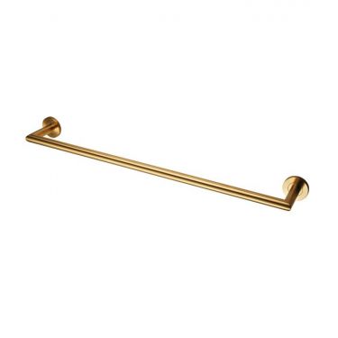 Click Here To Enlarge This Photo Of LX22SPVD - Carlisle Brass De L'eau Stainless Steel 600mm Single Towel Rail (G316) Satin Brass