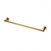 LX22SPVD - Carlisle Brass De L'eau Stainless Steel 600mm Single Towel Rail (G316) Satin Brass