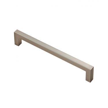 Click Here To Enlarge This Photo Of FTD401CSN - Carlisle Brass Fingertip Design Block Handle 170mm (160mm c/c) Satin Nickel