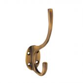 AA25AB - Carlisle Brass Victorian - Hat & Coat Hook Antique Brass