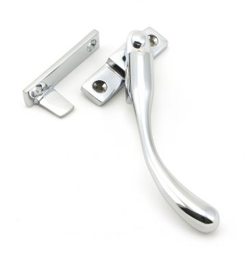 Click Here To Enlarge This Photo Of 45395 From The Anvil Polished Chrome Night-Vent Locking Peardrop Fastener - RH