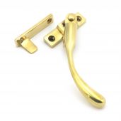 45397 From The Anvil Polished Brass Night-Vent Locking Peardrop Fastener - RH