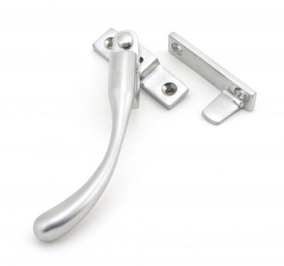 Click Here To Enlarge This Photo Of 45398 From The Anvil Satin Chrome Night-Vent Locking Peardrop Fastener - LH