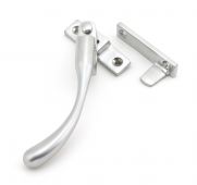 45398 From The Anvil Satin Chrome Night-Vent Locking Peardrop Fastener - LH
