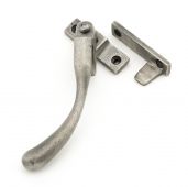 45912 From The Anvil Antique Pewter Night-Vent Locking Peardrop Fastener - LH