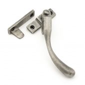 45913 From The Anvil Antique Pewter Night-Vent Locking Peardrop Fastener - RH