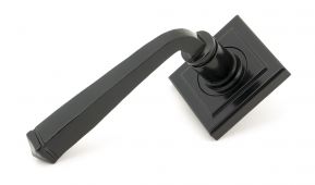 45626 From The Anvil Black Avon Round Lever on Rose Set (Square)